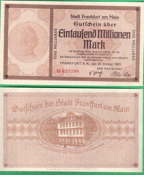 1923 GERMANY BAYERISCHE STAATSBANK MUNCHEN 10 MILLIONEN MARK 1.8 UNC com