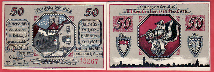 APCPaperCollectables - ILLUSTRATED GERMAN NOTGELD