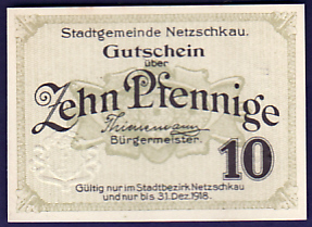 MUNICH / MÜNCHEN 1923 1 TRILLION Mark Hyperinflation Notgeld